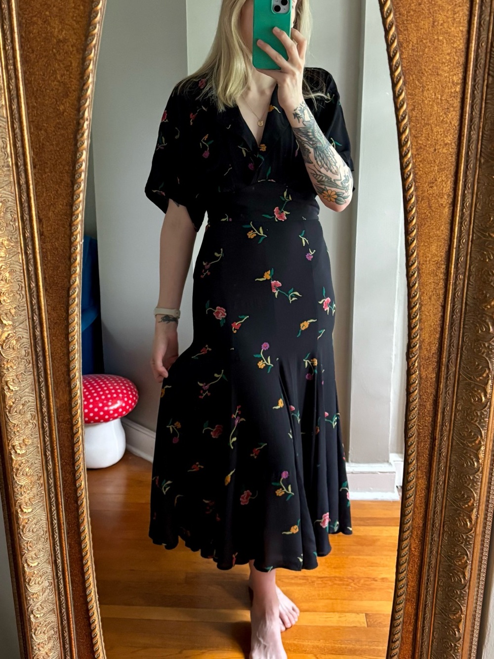 Vintage Tie-Waist Dress, 6